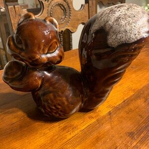 Vintage ceramic squirrel